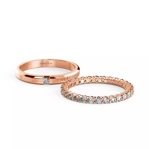 Eternity Wedding Band Set NCC0007 1